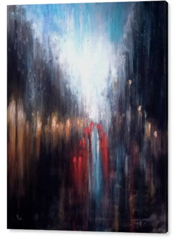 Paris Rain - Canvas Print - Image 3